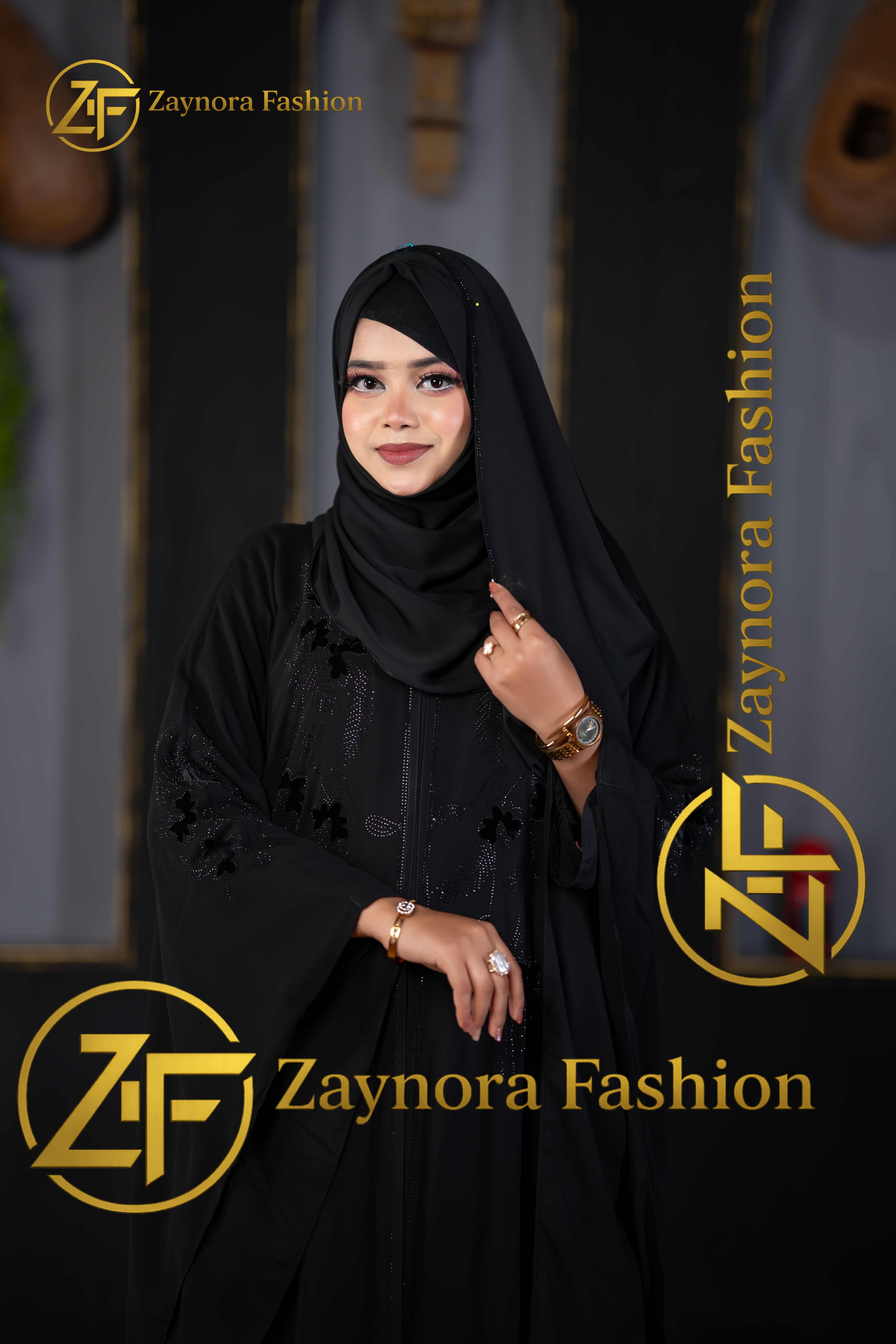 Valbet Abaya Color Black