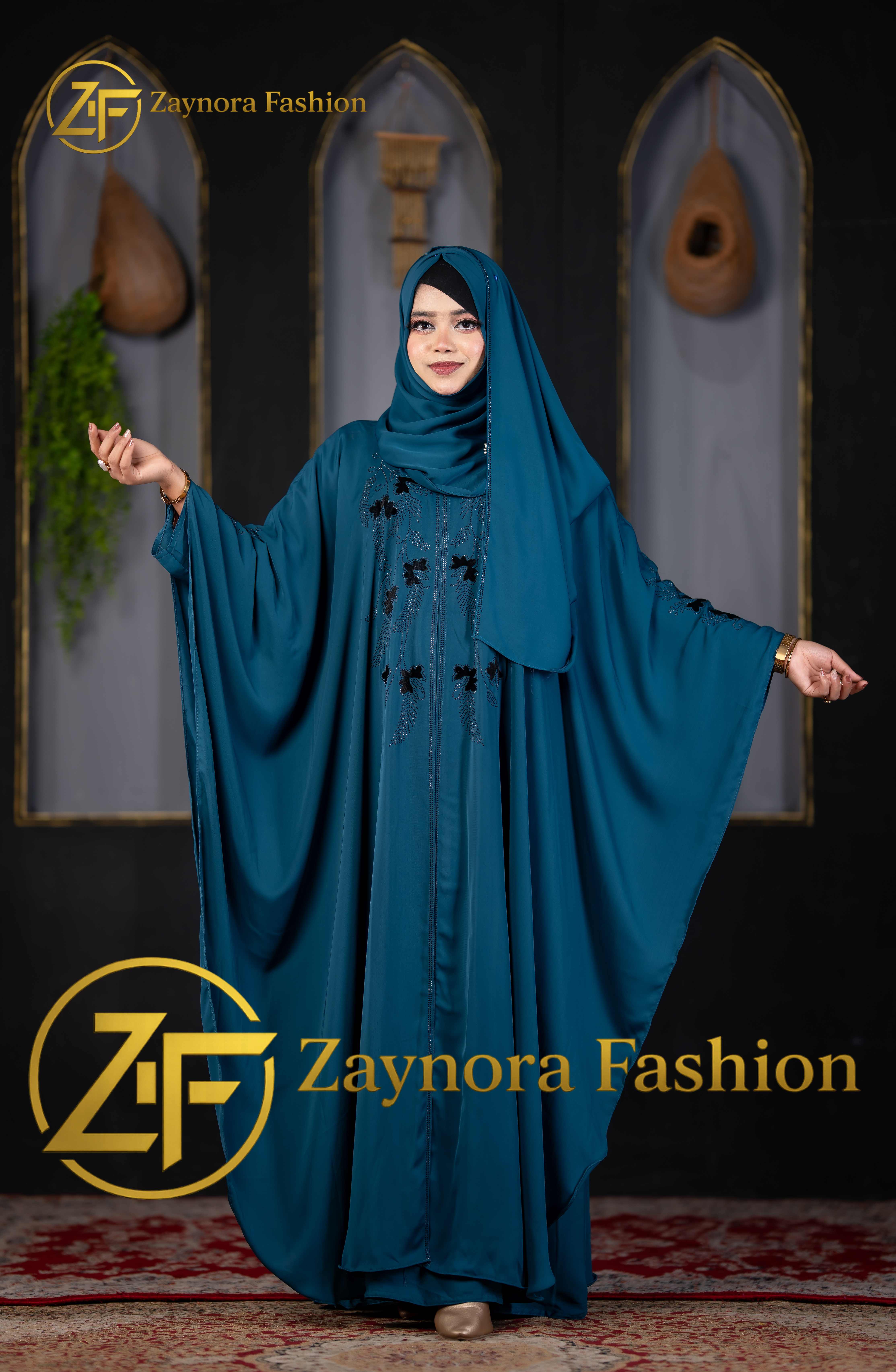 Valbet Abaya Color Sea Green